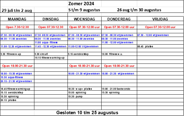 Zomerrooster 2024